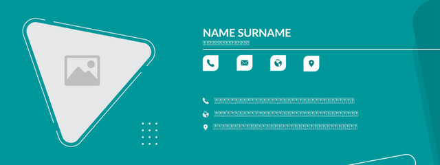 minimal business email signature template