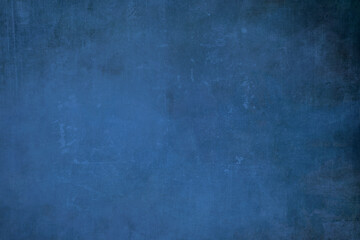 Blue wall grungy backdrop