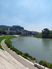 River Adige in the Verona city