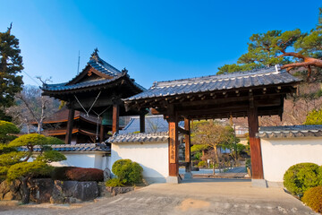 Fototapeta premium 甲府市 法蓋山 東光寺