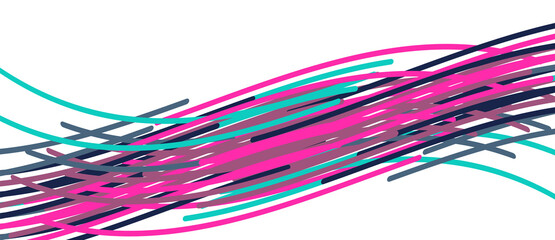 Аbstract moving colorful lines vector backgrounds for cover, placard, poster, banner or flyer