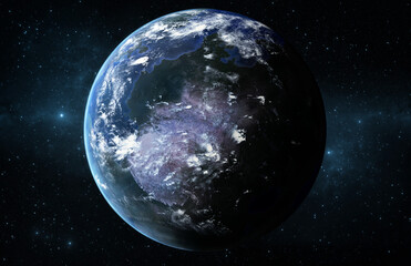 Obraz na płótnie Canvas Ein Planet ähnlich wie Erde wo Leben geben kann