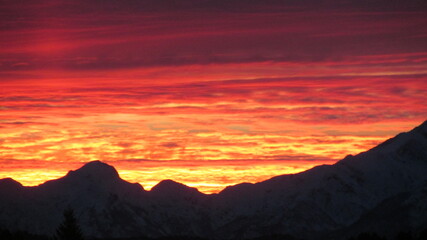 Atardecer en bariloche
