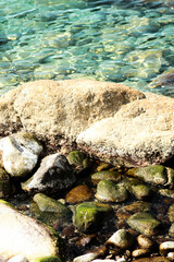 rocks and water