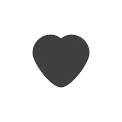 Heart, like vector icon. filled flat sign for mobile concept and web design. Love, heart glyph icon. Symbol, logo illustration. Vector graphics