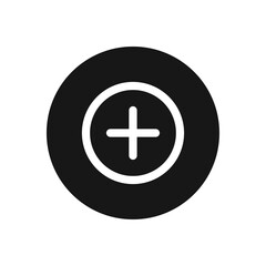 Obraz premium Plus icon vector. Add sign