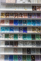 Texture de petits carreaux en mosa&iuml;que pour d&eacute;coration int&eacute;rieur 