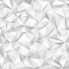 Geometric low poly triangle seamless pattern