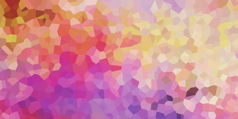 Colorful Geometric mosaic abstract background. Pattern with different shapes for Wallpaper, screen, mobile app, banner, flyer.