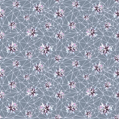 Fototapeta premium Abstract geometric triangle seamless pattern