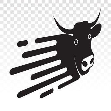 recommend clip art: speed cow logo for apps or website