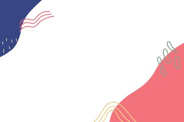Abstract drawing copy space background template