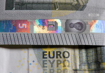 Sicherheitsmerkmale Euro Banknote 6