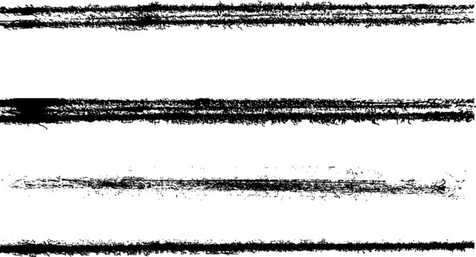 Set of grunge border frames . vector