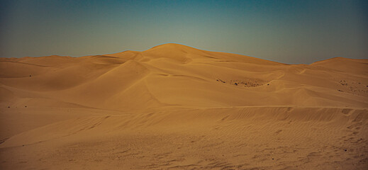 Fototapeta na wymiar Desert Sand Wide Shot 
