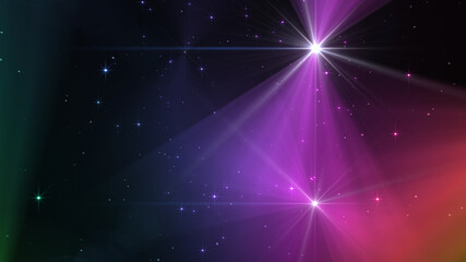 Spot Light Space Star Universe Jet Energy Universe abstract 3D illustration background