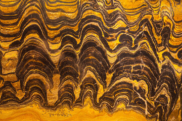 Stromatolites, microorganism fossils, Precambian period,  Asturias, Spain, Europe