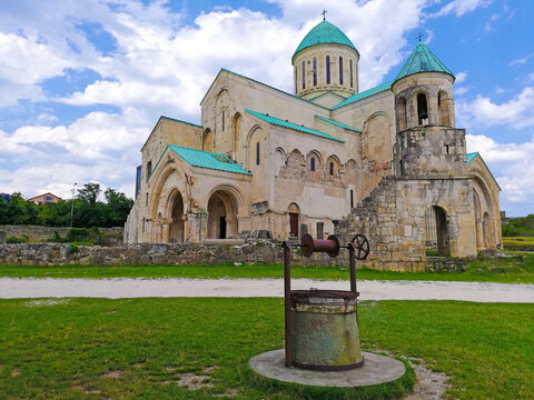 The impressive Bagrati Cathedral in Kutaisi, Georgia.