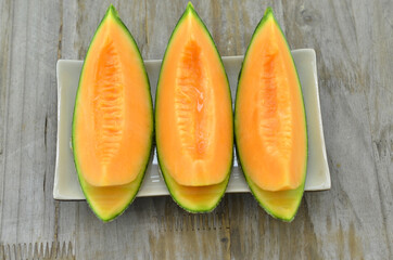 Melon net, delicious nutritious