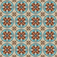 Vector abstract patch pattern. Mosaic background