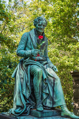 Statue at the Pere Lachaise cemetery