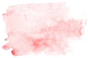 Fototapeta Soft pink semitransparent watercolor background obraz