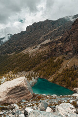 Lago Blu in Valle D'Aosta