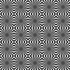 Vector geometric pattern with distortion effect