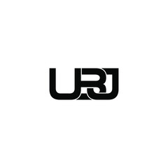 ubj letter original monogram logo design