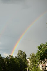 rainbow in the sky