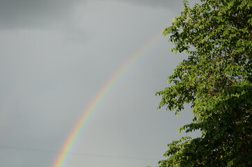 rainbow in the sky