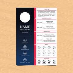 Modern Resume Template Design