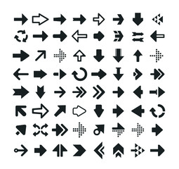 Set of  arrow icons 