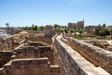 A view from the walls pf Othello castle in Famagusta, Northern Cyprus