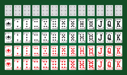 Playing card deck