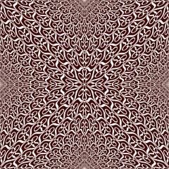 Fototapeta premium Vector rhythmic geometric elements pattern