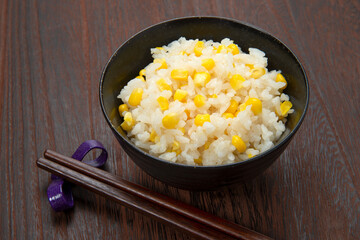 とうもろこしご飯