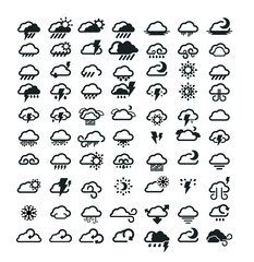 Outline Weather Icons