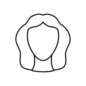 recommend clip art: astrology concept, the virgin symbol of virgo sign, line style