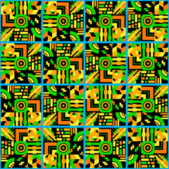 Abstract vector fluorescent background