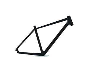 Bicycle frame vector