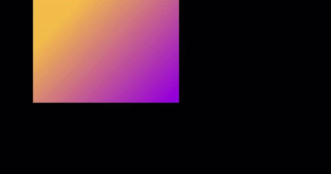 Gradient Lower Third. 4K motion graphics element with alpha channel background.