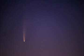 Comet c/2020 F3 Neowise at sunrise