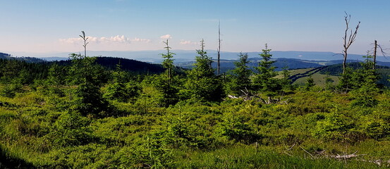 Wielka Sowa - Great Owl, Hohe Eule - the highest peak of the Owl Mountains, a range of the Central Sudetes © Konrad_elx