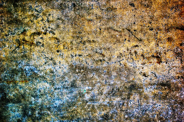 grunge stone texture with cracks, rusty brown and gray colors - 365011371