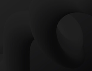 background abstract black line circle gradient style, vector illustration, Dark tone