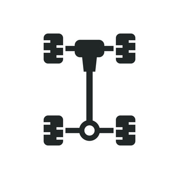 Car chassis icon