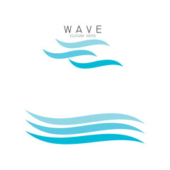 Waves Logo Template vector symbol