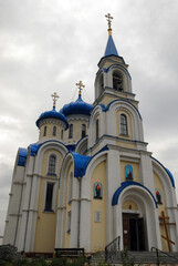 Fototapeta na wymiar Cathedral of the Annunciation. Arseniev town, Primorsky Krai, Far East, Russia.