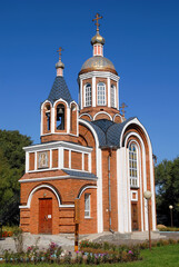 Fototapeta na wymiar St. Nicholas Church. Ruzhino (Lesozavodsk), Primorsky Krai, Far East, Russia.